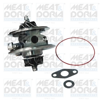 Core assembly, turbocharger